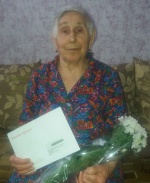 90-летний юбилей отметила жительница Ртищевского района Сарапулова Екатерина Григорьевна