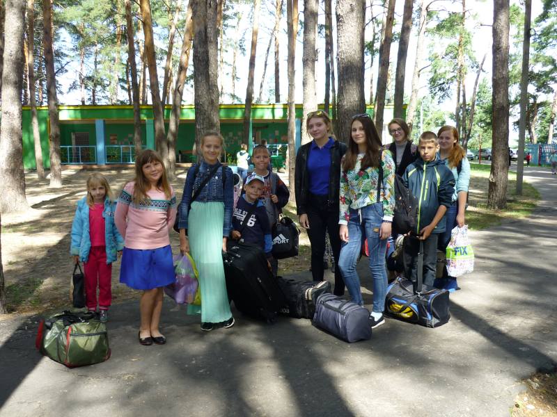Очередная группа ртищевских детей из вернулась из  лагеря «Колос» Балашовского района 