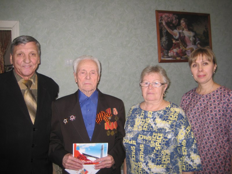 95-летний юбилей отметил участник Великой Отечественной войны Анисимов Николай Семенович