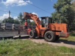 Сегодня подрядная организация ООО «АДРИСТРОЙ-2011» приступила к ремонтным работам тротуара на ул. Образцова