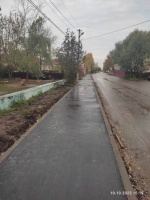 Завершен ремонт участка тротуара на улице 60 лет Октября