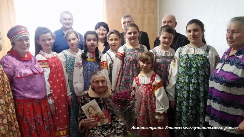 103-ий день рождения отметила старейшая жительница Ртищевского района Рыжкова Елизавета Филипповна