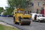 На ул. Народная завершаются работы по ремонту асфальтового покрытия