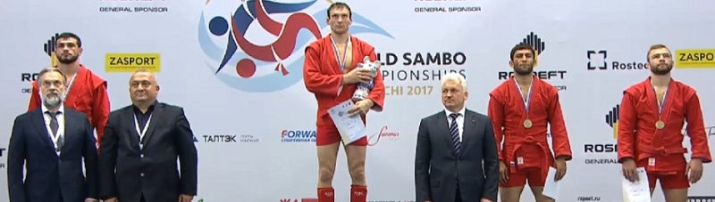Сергей Кирюхин завоевал золото чемпионата мира по самбо в Сочи 