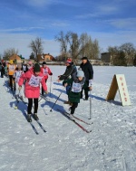 На городском стадионе состоялось первенство по лыжным гонкам среди образовательных организаций