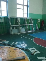 В рамках реализации Национального проекта "Образование" начался ремонт спортивного зала Ерышовской школы