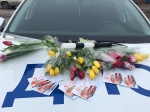 В г. Ртищево прошла акция «Цветы для автоледи» 