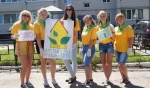 В рамках года добровольца волонтеры Ртищевского филиала ГБУ РЦ «Молодежь плюс» провели экологическую акцию «Наш микрорайон»