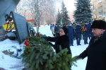 У памятника воинам-интернационалистам состоялось возложение цветов, посвященное Дню памяти о россиянах, исполнявших служебный долг за пределами Отечества