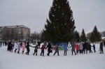 Сегодня у главной елки города состоялась новогодняя программа «Снежная кутерьма»
