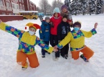 На площади Городского культурного центра прошла игровая программа для детей «Зимний калейдоскоп» 