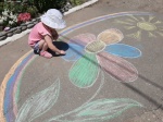Воспитанники детских садов города Ртищево приняли участие в конкурсе рисунков на асфальте, приуроченного ко Дню защиты детей