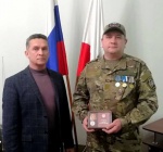 Участника СВО из Саратовской области наградили за храбрость