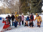 В городском парке прошла игровая программа «Зимние забавы»