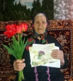 90-летний юбилей отметила жительница Ртищевского района  ветеран труда Лисина Антонина Ильинична 