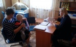 Специалисты областного реабилитационного центра для детей и подростков с ограниченными возможностями провели прием в ГАУ СО "КЦСОН Ртищевского района"