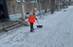 В Ртищево производится расчистка города от снега