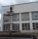 Во Владыкинском СДК приступили к ремонту фасада