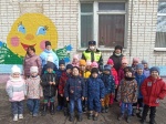 Сотрудники Госавтоинспекции провели урок безопасности для дошкольников