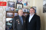 Ветерана Великой Отечественной войны Михаила Семеновича Калинкина поздравили с 80 - летней годовщиной Победы в Сталинградской битве