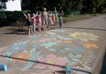 Дошкольники Ртищевского района приняли участие в общероссийском конкурсе детского рисунка на асфальте «Мы за мир, мы за дружбу!»