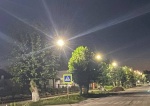 Благодаря устройству уличного освещения на городских улицах в вечернее время стало светло и безопасно
