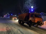 В городе Ртищево за​ ночное время вывезли 1000 кубометров снега