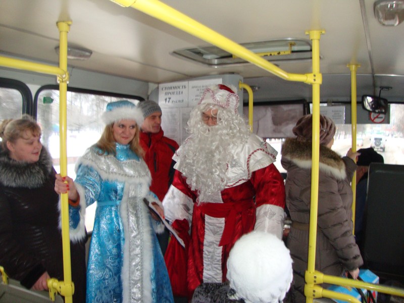 С 27 декабря в г. Ртищево стартовала акция «Новогодний автобус» 