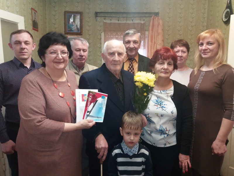 90-летний юбилей отметил житель Ртищевского района Юшечкин Александр Андреевич