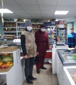 Сегодня в г. Ртищево прошел очередной рейд по соблюдению рекомендаций по профилактике распространения коронавирусной инфекции  в торговых точках         