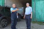 Сегодня начальник отдела сельского хозяйства и продовольствия администрации РМР В.Н. Черкашин посетил ООО «Родина»